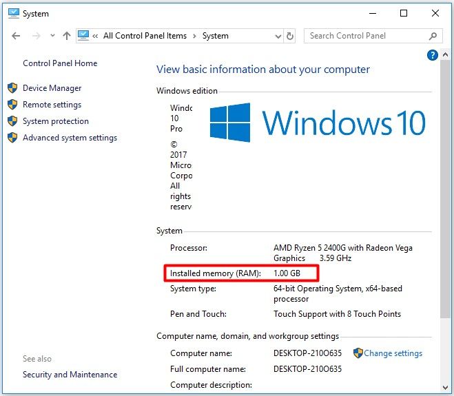 RAM in de computer