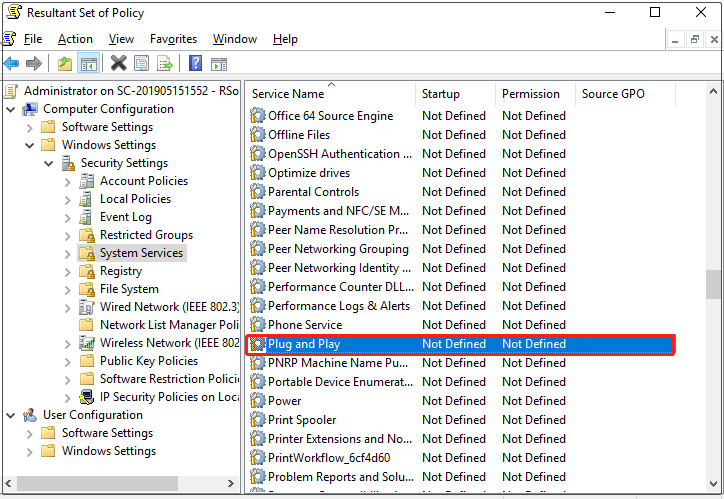 Plug en Play-service uitschakelen