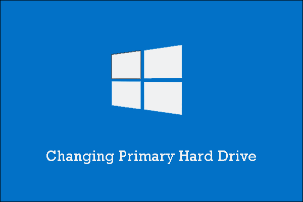 hoe de primaire harde schijf te veranderen Windows 10