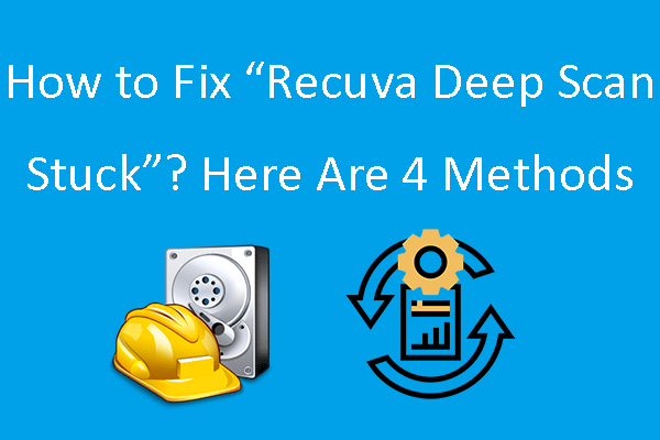 Recuva dyb scanning sidder fast