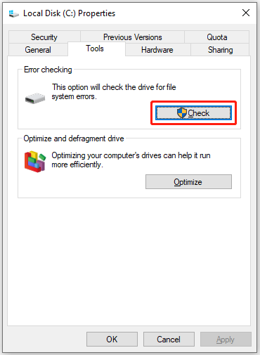 tool voor foutcontrole