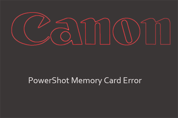 Canon PowerShot-geheugenkaartfout