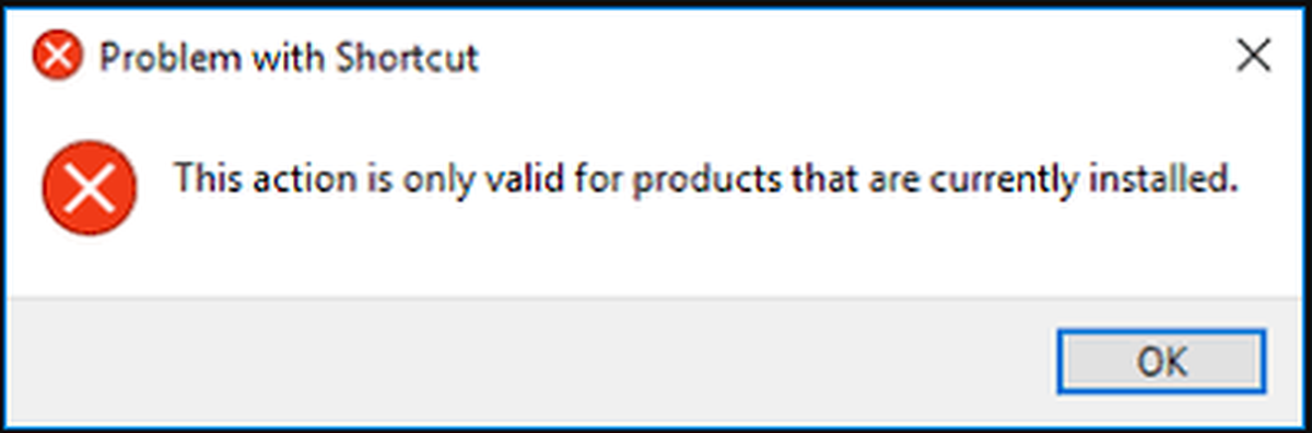 handling bare gyldig for feil installerte produkter