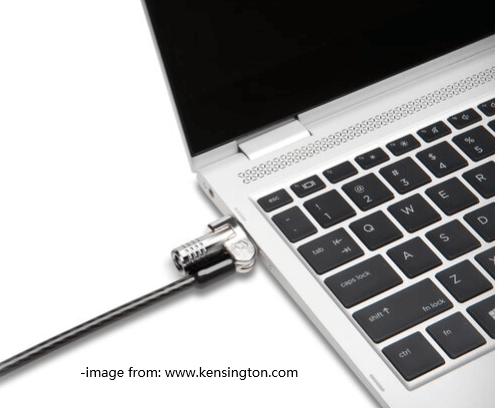 Kensington laptopslot