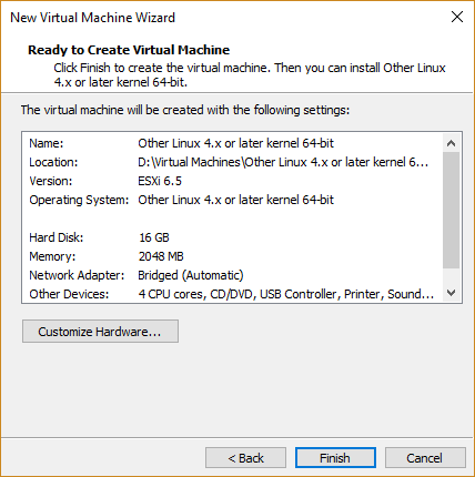 oprette en Chrome OS VM