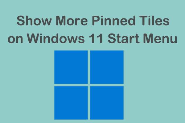hoe meer vastgezette tegels te tonen in het Windows 11 Start-menu
