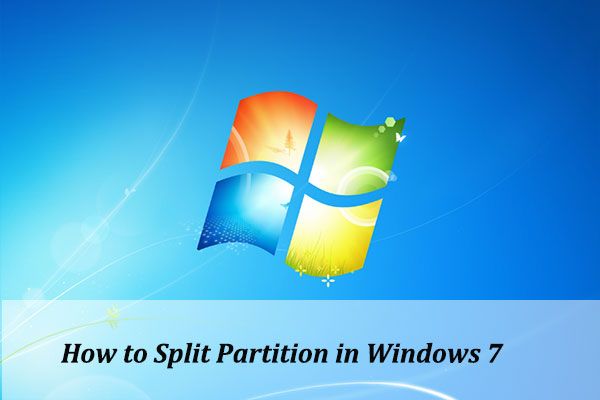 partitie splitsen Windows 7
