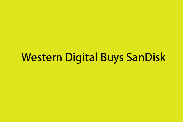 Western Digital koopt SanDisk