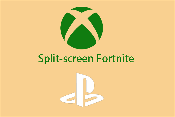 Fortnite met gesplitst scherm
