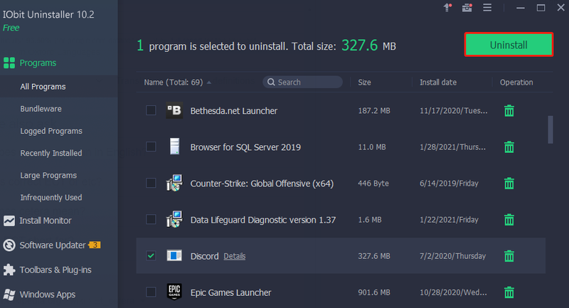 Discord verwijderen