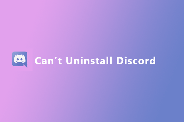 kan Discord niet verwijderen