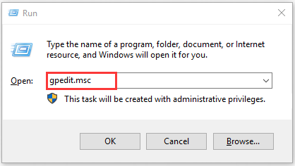 open de Editor voor lokaal groepsbeleid