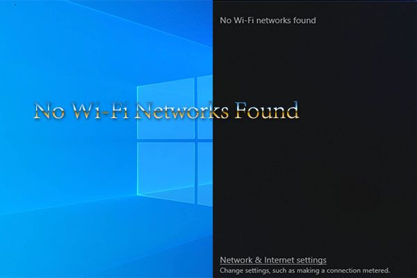 geen wifi-netwerken gevonden