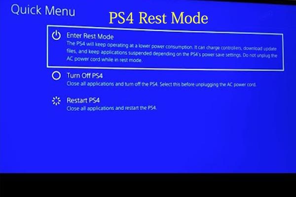 PS4 hviletilstand
