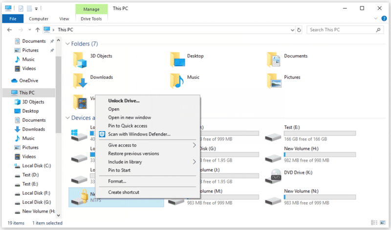 de vergrendelde BitLocker-schijf