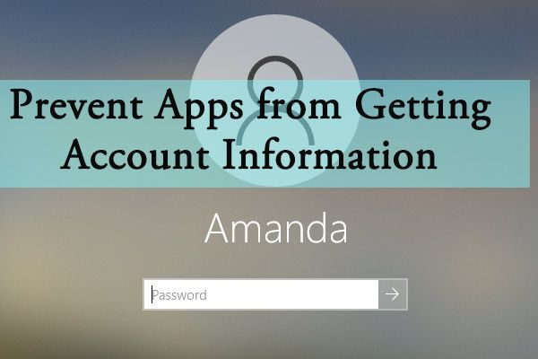 voorkomen dat apps accountgegevens krijgen