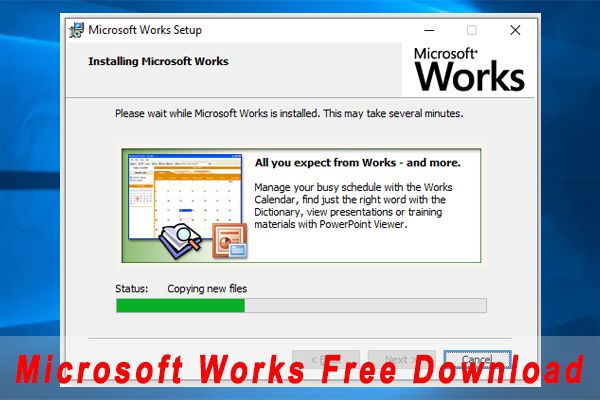 Microsoft Works gratis download