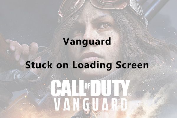 Vanguard vast op laadscherm