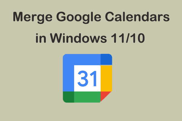 comment fusionner des calendriers Google