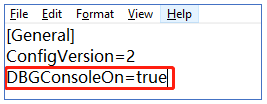 modifier le fichier general.ini