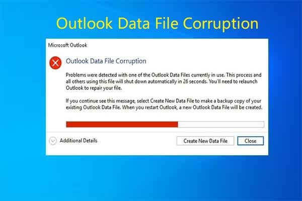 Corruptie van Outlook-gegevensbestanden