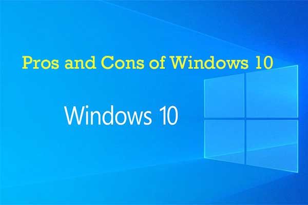 voor- en nadelen van Windows 10