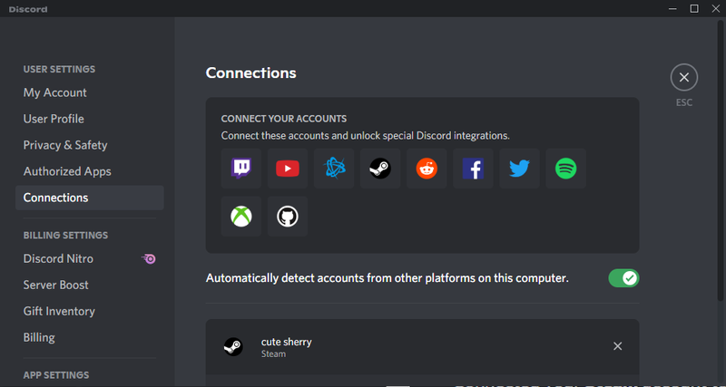 Discord-integratie