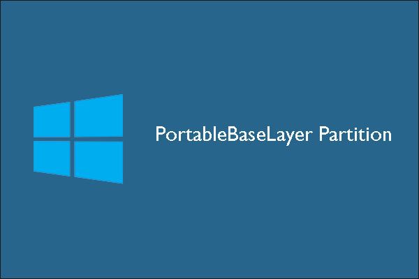PortableBaseLayer-partitie in Windows 10