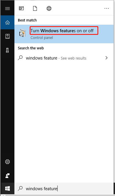 Windows-onderdelen in-of uitschakelen