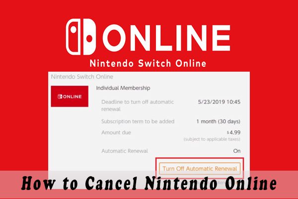 annuller Nintendo Online
