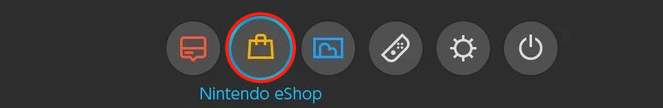 vælg Nintendo eShop