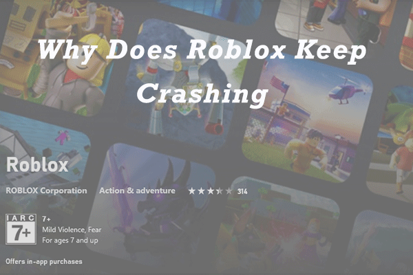 waarom crasht Roblox steeds?