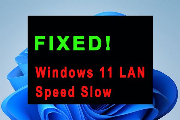 hvordan man reparerer langsom LAN-hastighed på Windows 11