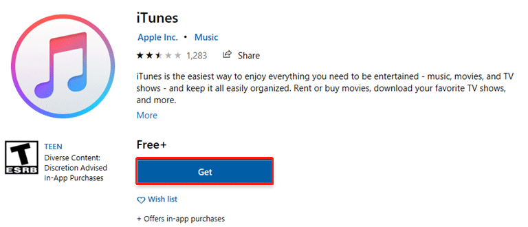 få iTunes
