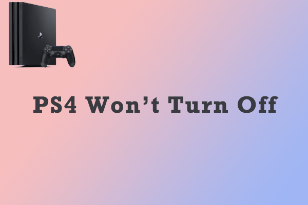 PS4 gaat niet uit