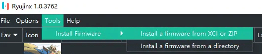 installeer firmware voor Ryujinx Nintendo Switch-emulator