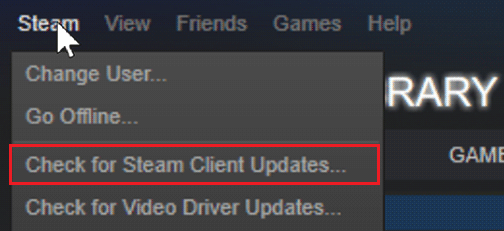 Controleren op Steam Client-updates