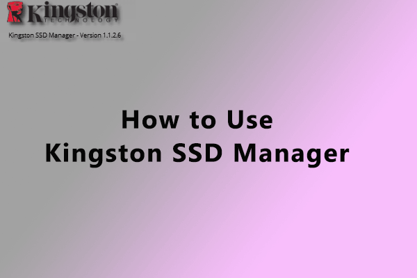Диспетчер твердотельных накопителей Kingston