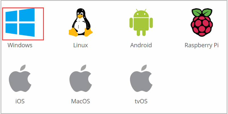 klik på Windows-ikonet