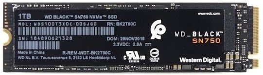 WD Black SN750 NVMe SSD