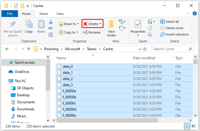 verwijder Microsoft Teams-cache