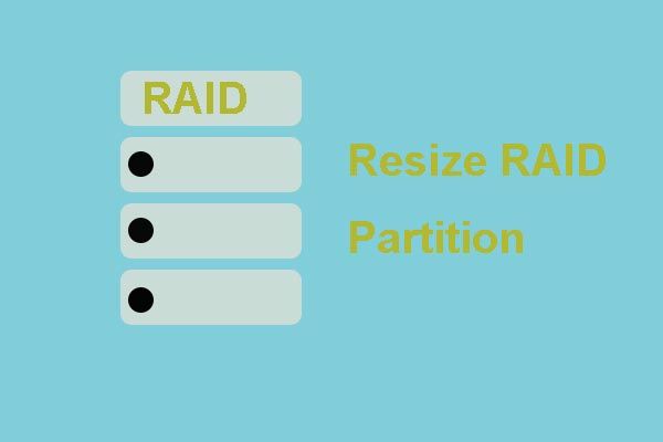 formaat van RAID-partitie wijzigen