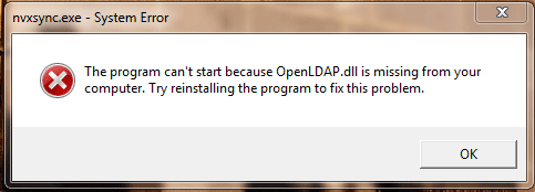 OpenLDAP.dll-fout