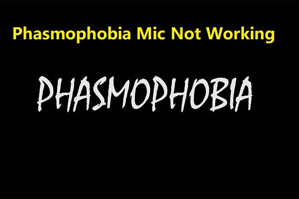 Phasmophobia mikrofon virker ikke