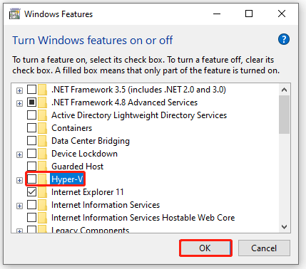 deaktiver Hyper-V