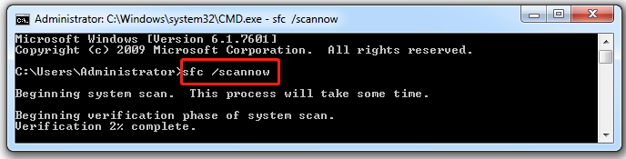 voer een SFC-scan uit in Windows