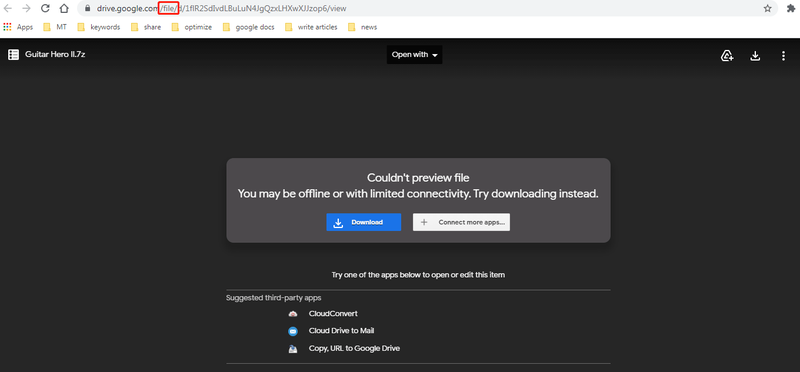 een bestand delen in Google Drive