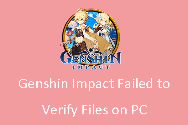 Genshin Impact kon bestanden niet verifiëren