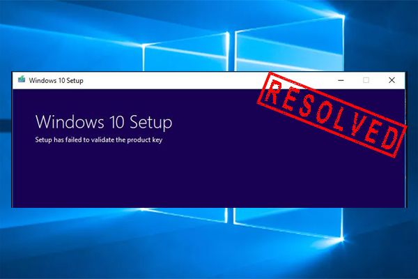 Windows 10 kan de productsleutel niet valideren