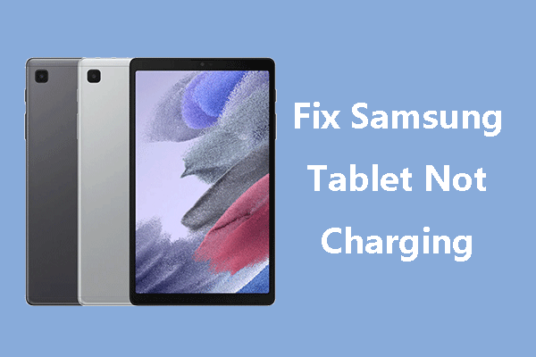 Samsung tablet oplader ikke